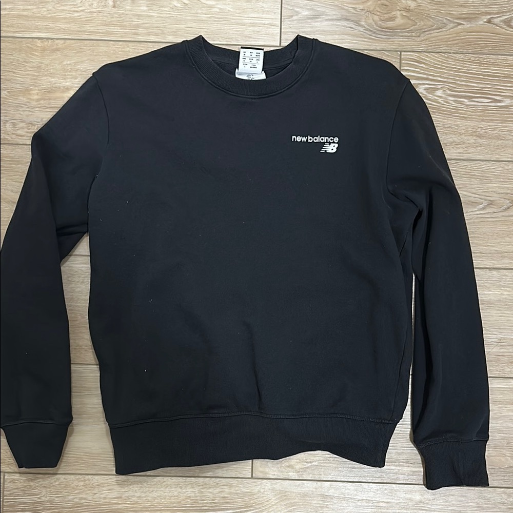 New Balance Men's Crewneck Sweater in Black